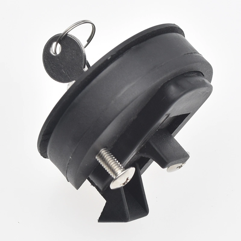 Xk246 Southco 61mm 2" Black Waterproof Plastic ABS Push to Close Cam Slam Flush Pull Boat Round Marine Lock for RV