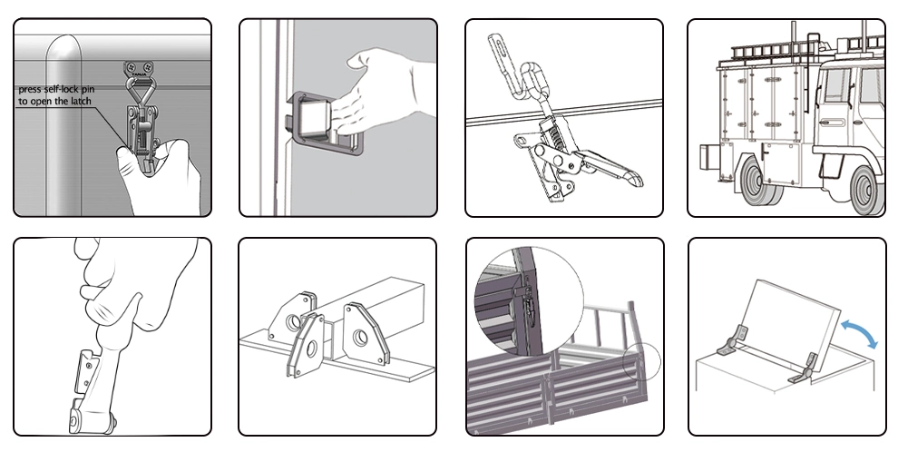 Experienced Custom Diver Shapes of Compression Cam Latch Stainless Steel Pin Toggle Latch for Cabinet Box Freezer