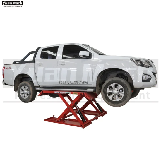 Capacidad de carga 3000kg / 6600lbs MID Rise Sissor Mechanical Electric Usado Mini Scissor Price Hidráulico Car Lift