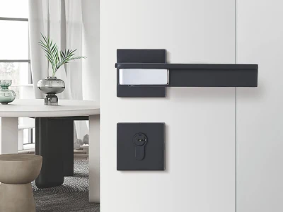 Cerradura de manija de puerta de muebles Zamak de diseño exclusivo para sala de estar R40-H805