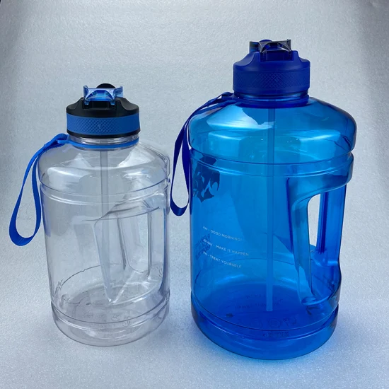 Botella de agua plástica de PETG de los deportes de los colores de encargo libre de BPA